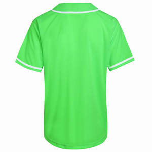 Maillot de baseball personnalisé avec impression de logo pour les écoles et les clubs sportifs, respirant, pour hommes et jeunes, coupe ajustée. - Product Image 2