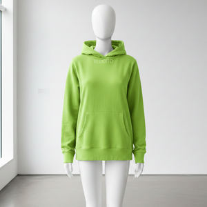 Nouveautés : sweats à capuche pour femmes, hiver, grandes tailles, 100% coton, légers, séchage rapide, impression de logo personnalisée, couleur unie, OEM - Product Image 1