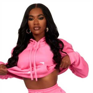 Women Custom Logo Silk Screen Printing Solid Memory Fabric Windbreaker <b>Waterproof</b> Windproof Summer Collection 2 Piece Short <b>Set</b> - Product Image 2