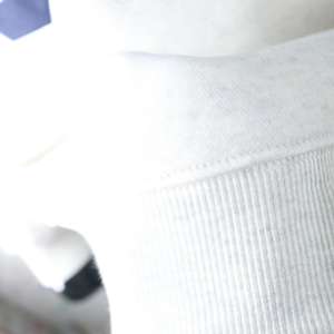 Sudadera ROUSE WHITE con cuello alto, 100% azul marino, con apliques bordados, cuello ancho, CLUSH SPORTS - Product Image 6