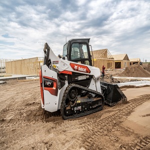 Bobcat T64 Skid Steer <b>Loader</b> Front <b>Loader</b> <b>Tractor</b> <b>Loader</b> Crawler-type with Attachment Rated Load Doosan Diesel Engine - Product Image 4