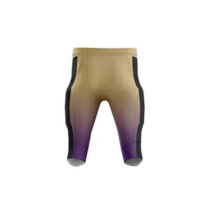 Wholesale Blank Youth American Football Pants Bulk Custom Teamwear Sublimation American Football Padded Uniform Training Pants - Product Image 3