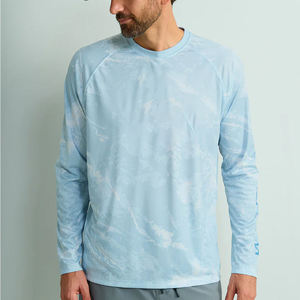 เสื้อผ้าตกปลาแขนยาวป้องกันแสงยูวี UPF 50 น้ำหนักเบา แห้งเร็ว ระบายอากาศได้ดี สั่งทำได้ พร้อมโลโก้พิมพ์ลายแบบซับลิเมชั่น - Product Image 6