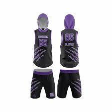PIHA SPORTS PS-7vs7-01 Vêtements de sport personnalisés réversibles à capuche en polyester pour enfants, idéaux pour le football américain 7v7 - Product Image 2