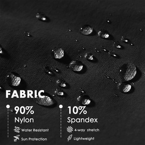 Shorts de golf noirs taille basse pour femmes avec braguette boutonnée et poches, respirants, écologiques, séchage rapide, en coton tricoté, décontractés et sportifs - Product Image 6