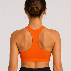 Sujetador deportivo de alto rendimiento con material que absorbe la humedad y construcción flexible para correr y hacer ejercicio en el gimnasio - Product Image 2