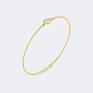 925 Sterling <b>Silver</b> Pear Shape Lab Grown Diamond <b>Bracelet</b> Women Luxury 0.70CTW Certified EF Color VS VVS Purity <b>Bangle</b> Jewelry - Product Image 5