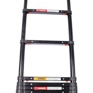 12.5FT Telescopic Aluminum Extension <b>Ladder</b> with Non-Slip Feet Portable Household Safety Slow Function <b>Ladder</b> - Product Image 5