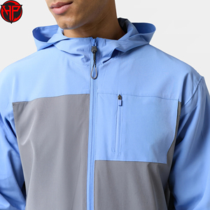 Conjunto de Chaqueta y Pantalones Cortos de Nailon Impermeable Personalizado, Chaqueta Cortavientos, Conjunto Deportivo, Chaqueta de Verano, Pantalones Cortos Ligeros con Capucha - Product Image 5