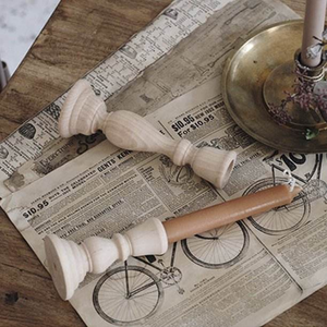 Porte-bougie en bois naturel pour décoration intérieure, mariage, fête, table, bougies, support à bougies, décoration du Ramadan par MULTI CRAFT - Product Image 4