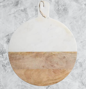 Tabla de Cortar Cuadrada de Mármol Blanco Elegante, Hecha a Mano, Sostenible, Apta para Lavavajillas, para Hogar y Restaurante, MOQ 10 Piezas - Product Image 1