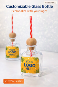 Carafe en plastique personnalisée avec ouvre-bouteille et bouchon en bois, vaisselle de bar réutilisable pour les fêtes, design moderne - Product Image 4