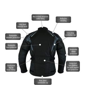 Nouvelle veste de moto respirante en mesh pour l'été, idéale pour le motocross, la course hors route, la conduite de moto, coupe-vent, pour les voyages en moto - Product Image 3