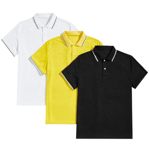 Polo de Manga Corta para Hombre, Color Sólido, Algodón Piqué, Corte Regular, Estilo Casual, Verde Oliva, Diseño con Botones, Tejido de Punto, Último Modelo 2026 - Product Image 6