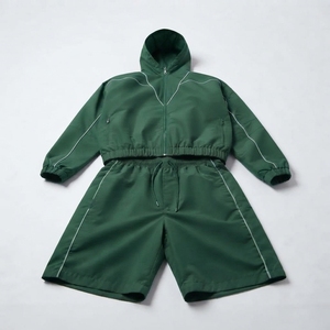 Ensembles coupe-vent respirants imprimés streetwear pour hommes – Vente en gros – Légers en polyester/nylon – Hiver – Sportifs – Poches latérales – Cordon de serrage - Product Image 4