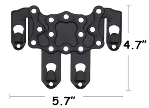 Platform Gantungan Holster Taktis, Adaptor Modular Tahan Lama untuk Rompi MOLLE, Sabuk Tugas & Perlengkapan - Product Image 6