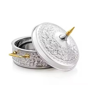 Olla Multiusos de Metal, Diseño Versátil, Cazuela Aislada, Elegante Tazón para Servir Comida - Product Image 3