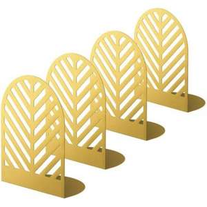 Sujetalibros Metálicos Decorativos Minimalistas, Elegantes Soportes de Hierro para Libros, Organizador de Librería, Decoración Moderna para el Hogar - Product Image 5