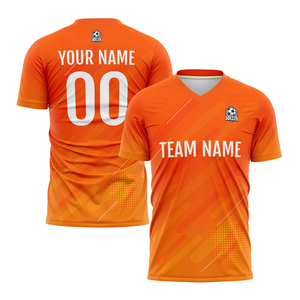 เสื้อฟุตบอลสั่งทำพิเศษ สีขาวไล่เฉดเขียว คอวี ระบายเหงื่อได้ดี แบบยูนิเซ็กซ์ แขนสั้น สำหรับทีม - Product Image 2