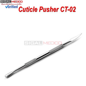 Empujador de Cutículas Profesional de Acero Inoxidable, Herramienta de Cuidado de Uñas de Doble Punta, Empujador de Cutículas para Manicura, Calibrador de Piel Recto - Product Image 4