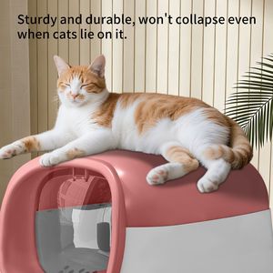 "Stable & Durable Pink E24 <b>Cat</b> Litter <b>Box</b> Thick Material Reliable Cross-border Quality" - Product Image 2