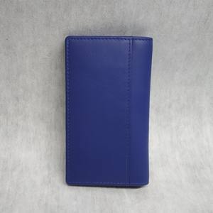 Genuine Leather Card <b>Holder</b> <b>Wallets</b> Mini Bi Fold Long Passport Purse RFID Blocking Custom Branded 14x8.5cm Fashion Wholesale - Product Image 3
