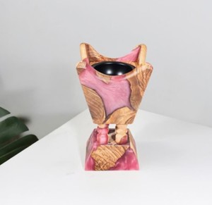 Quemador de Bakhoor de Lujo Hecho a Mano, Mabkhara de Resina, Incienso de Sándalo y Oud, Majmar Árabe, Decorativo Artístico, Fragancia Religiosa para el Hogar - Product Image 1