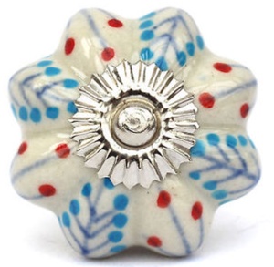 Poignée de bouton en céramique moderne et traction CK 149 disponible en différentes couleurs pour armoire à tiroirs de cuisine commode utilisation d'armoire - Product Image 1