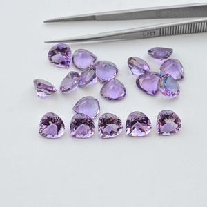 พลอยอเมทิสต์ธรรมชาติขนาด8มม. อัญมณีเจียระไนแบบบราซิลเกรด AAA ทำด้วยมือทำเครื่องประดับอัญมณีหลวมในอินเดีย - Product Image 3