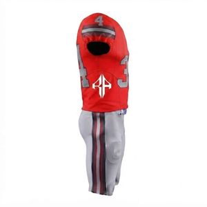 Uniforme de Fútbol Americano para Hombre, Cuello en V, Tirantes Ajustables, Manga Corta, Secado Rápido, Transpirable, Impresión por Transferencia de Calor, 100% Poliéster - Product Image 5