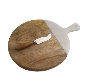 Bandeja de madera para servir bandeja de desayuno en madera de Acasia nuevo último diseño de venta duradera para mármol de hotel en casa - Product Image 1