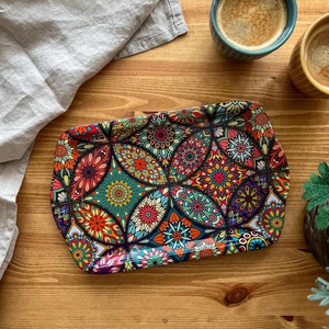 Modern Print Enamel <b>Wooden</b> <b>Platters</b> at Best Price Floral Print <b>Wooden</b> <b>Serving</b> <b>Platter</b> Printed <b>Wooden</b> <b>Platter</b> Made in India - Product Image 6