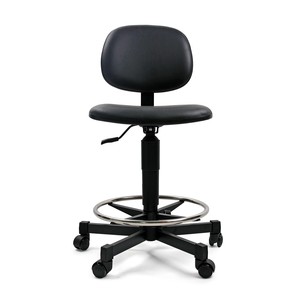 Ergonomic Drafting <b>Stool</b> with Backrest - Industrial Grade Wholesale - Product Image 2