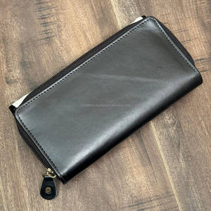 Portefeuille en cuir de vachette fait à la main personnalisé pour les femmes de haute qualité véritable sac à main en cuir de vachette Style occidental pochette carte de crédit portefeuille - Product Image 5