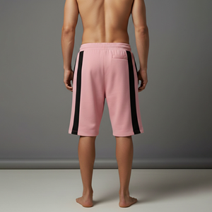 Shorts en molleton de coton pour hommes, tissu brossé doux, coupe confortable, USA Europe, shorts en molleton de coton pour hommes, tissu premium, poids lourd - Product Image 4