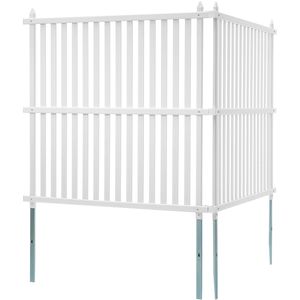 48 \ "X 48 \" pannelli di recinzione per la Privacy in vinile Kit schermi per la Privacy all'aperto 2 pannelli a strisce per attrezzature per piscina recinzione bidone della spazzatura - Product Image 1