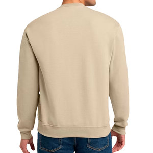 Sweat-shirt à col rond en molleton épais 360 GSM pour homme, avec logo brodé personnalisé, en tissu éponge de qualité supérieure, vierge, vente en gros en vrac - Product Image 6