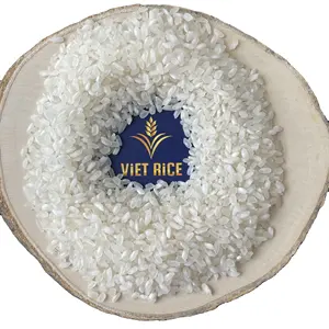 Productos de Vietnam Arroz blanco de grano redondo-Arroz calrosa 5% Arroz limpio roto Exportación de fábrica en Vietnam