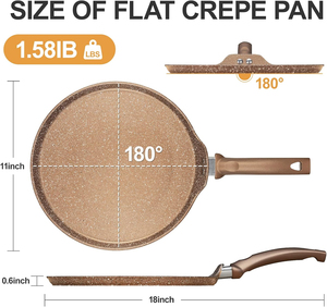 Premium Non Stick Tawa For Roti Chapati Dosa Pancake With Heat Resistant Handle And Easy Cleaning - Product Image 4