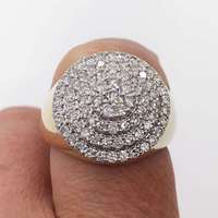 Premium Quality Lab Grown Diamond Ring 925 Sterling Silver Luxury Engagement Ring Women Custom Design Available At <strong>Best</strong> Price