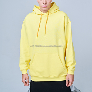 Sweat-shirt vierge de haute qualité logo personnalisé Streetwear élégant sweats à capuche de luxe surdimensionnés en coton lourd pour hommes - Product Image 5