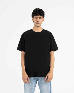 เสื้อยืดคอตตอนทรงหลวมโอเวอร์ไซส์สำหรับผู้ชาย แบบไหล่ตก รับผลิตตามสั่ง (OEM) เนื้อผ้าหนา ระบายอากาศได้ดี - Product Image 1