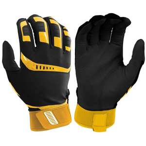 Premium Comfort Cricket Batting Gloves PU Leather <b>Hook</b> Loop Closure Ambidextrous Design Custom Color-Professional Gloves - Product Image 1