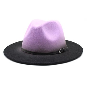 Sombrero Fedora Hawkins de Fieltro de Ala Ancha para Dama, Sombrero Sencillo para Mujer y Hombre, Estilo Jazz, Iglesia, Padrino - Product Image 4