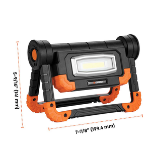 GROZ LED-385 Folding Twin Head <b>Work</b> <b>Light</b> with High Performance Cordless/Battery Power for Aerospace Applications - Product Image 5