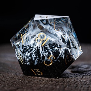 Ensemble de dés en résine pour jeux de rôle fantastiques, dés polyédriques en résine de haute qualité pour jeux de table professionnels, fournitures de jeux en gros - Product Image 3