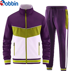 Conjuntos deportivos de invierno con logotipo personalizado, chándales de algodón y forro polar unisex, conjunto para correr transpirable, chándales extragrandes de peso pesado para hombre - Product Image 6