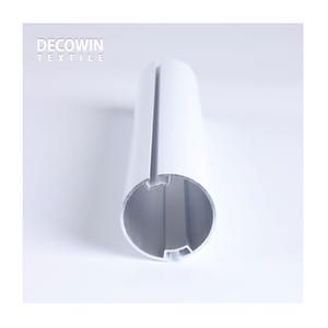 DECOWIN DC-1520 38mm Aluminum Fabric Tube for Making Blinds 1.2mm Thickness Built-In Ladder Rope Roll & Triple <b>Shade</b> - Product Image 1