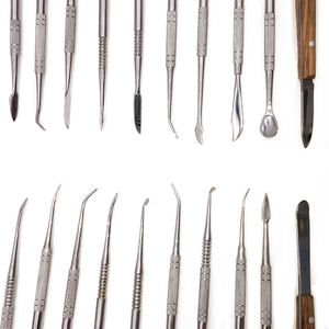 Surtechs – Lot de 10 Couteaux de Sculpture de Cire Manuels en Acier Inoxydable Certifiés CE Classe I pour Laboratoire Dentaire, Instruments Chirurgicaux par Grip Surgical - Product Image 3