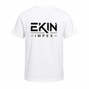 Custom Men <b>Plain</b> <b>White</b> T Shirt Cotton Crew Neck Casual Slim Fit Printed Logo Fashion Basic Summer <b>Tee</b> - Product Image 2